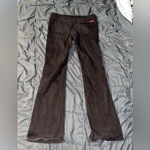 Dickies low rise flared jeans in brown